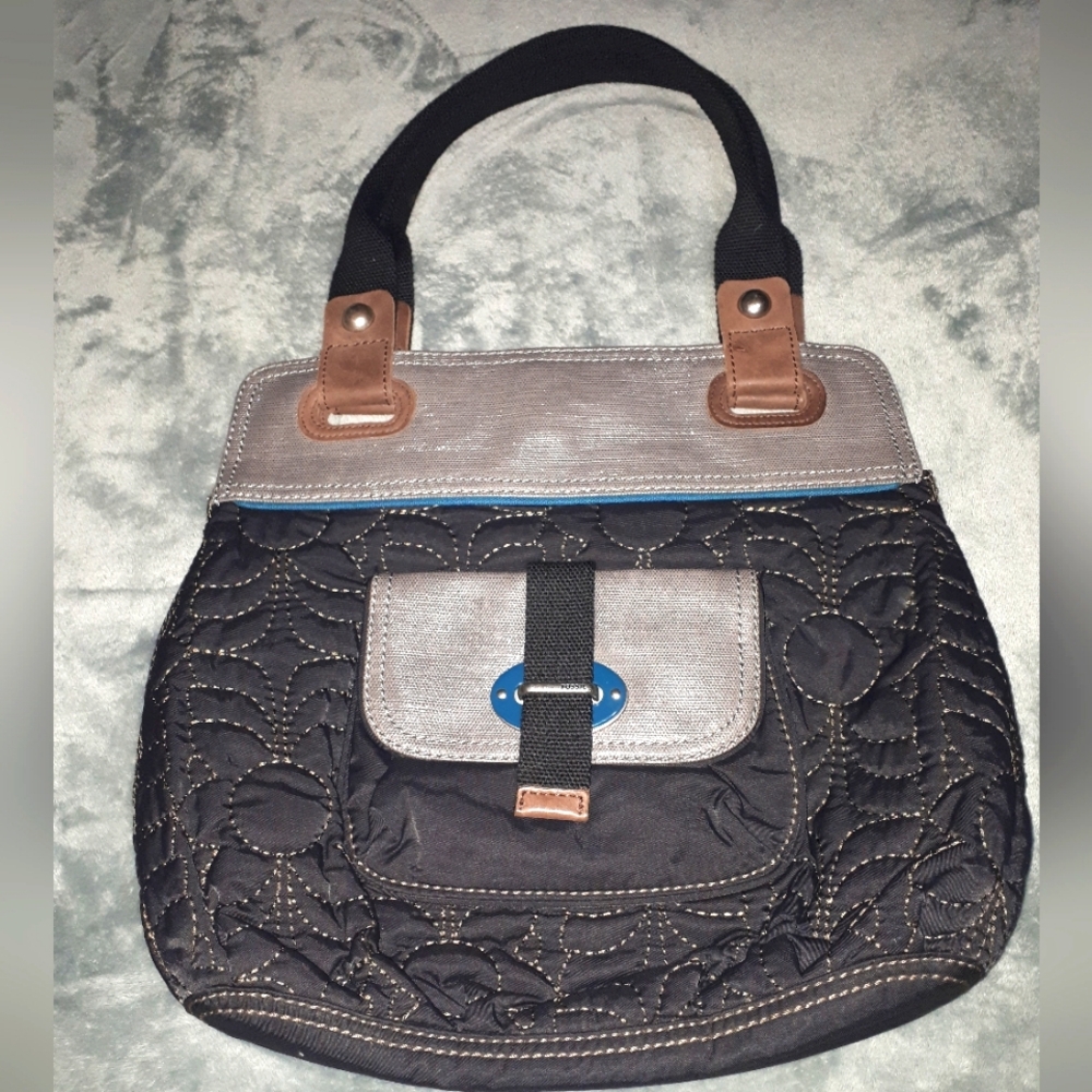 Fossil Key-Per Quilted Shoulder Bag